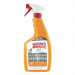 Nature's Miracle Set-In Stain Destroyer Dog Orange 24 oz | Spray Removedor de Manchas y Olores para Perros Naranja