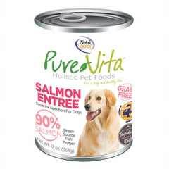 Pure Vita Grain Free Salmon 13 oz (369 g) | Alimento Húmedo para Perros Sabor Salmón
