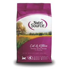 NutriSource Cat & Kitten Chicken & Rice 12 lb (5.44 kg) | Alimento para Gatos y Gatitos Pollo y Arroz