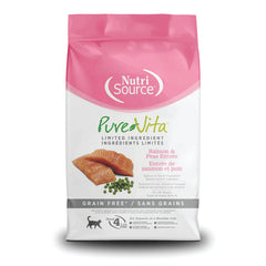 Pure Vita Grain Free Salmon & Peas Cat 2.2 lb (1.00 kg) | Alimento para Gatos Sin Granos Salmón y Guisantes