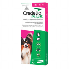 Credelio Plus 112.5 mg (2.8-5.5 kg / 6-12 lb) | Antipulgas para Perros