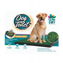 Pet Boy Dog Toilet 21.2" x 25.1" | Baño Portátil con Grama para Perros