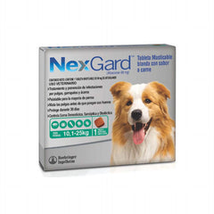 Nexgard L (10.1-25 kg / 22-55 lb) | Antipulgas y Garrapatas para Perros