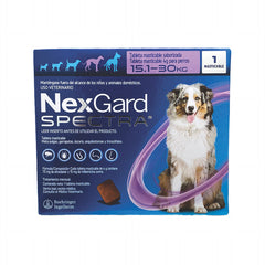 Nexgard Spectra L (15.1-30 kg / 33-66 lb) | Antiparasitario para Perros