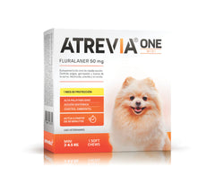 Atrevia One Mini 50 mg (2.5-5 kg / 5.5-11 lb) | Antiparasitario para Perros