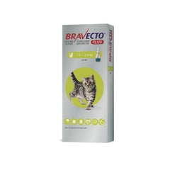 Bravecto Plus Gatos 112.5 mg (1.2-2.8 kg / 2.6-6 lb) | Antiparasitario para Gatos