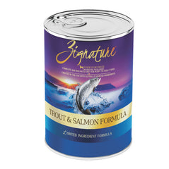 Zignature Trout & Salmon 368 g (13 oz) | Alimento Húmedo para Perros Sabor Trucha y Salmón
