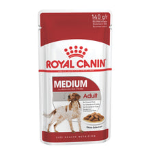 Royal Canin Medium Adult Wet Food 140 g (4.9 oz) | Alimento Húmedo para Perros Adultos de Razas Medianas