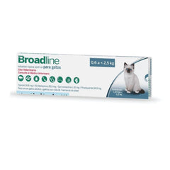 Broadline Gatos (hasta 2.5 kg / 5.5 lb) | Antiparasitario Spot-On para Gatos