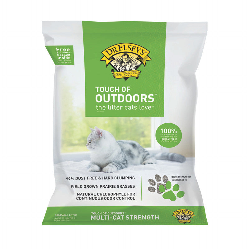Dr. Elsey's Touch of Outdoors Litter 20 lb (9.07 kg) | Arena para Gatos