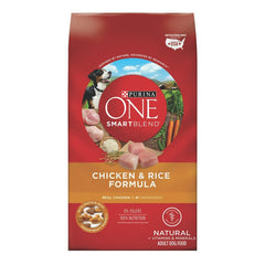 Purina ONE Chicken & Rice 1.8 kg (4 lb) | Alimento Seco para Perros Adultos con Pollo y Arroz