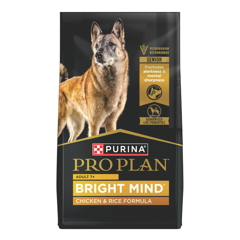 Purina Pro Plan Bright Mind Adult Chicken & Rice 7.3 kg (16 lb) | Alimento para Perros Adultos con Soporte Cognitivo
