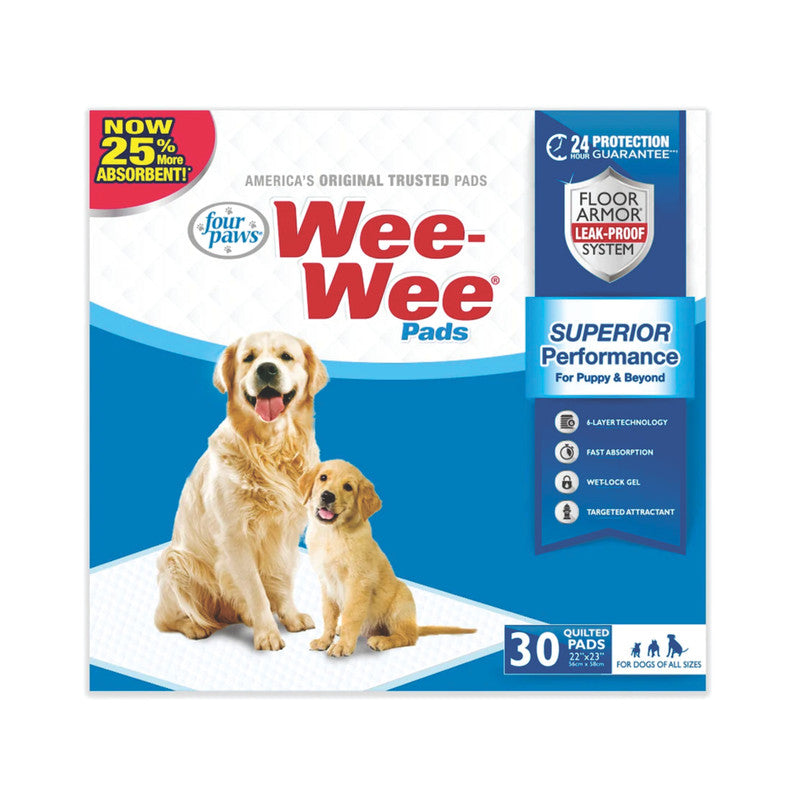 Wee Wee Pads 22" x 23" Large 30 u. | Pads de Entrenamiento para Perros Tamaño Grande