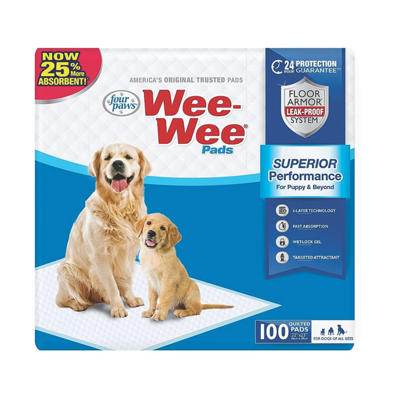 Wee Wee Pads 22" x 23" Large 100 u. | Pads de Entrenamiento para Perros Tamaño Grande