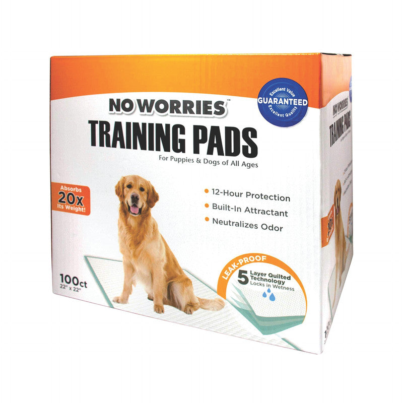 Four Paws No Worries Training Pads 22" x 22" 100 u. | Pads de Entrenamiento para Perros