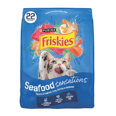 Purina Friskies Seafood Sensations 10.0 kg (22 lb) | Alimento Seco para Gatos Sabor Mariscos