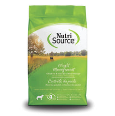 NutriSource Weight Management Chicken & Rice 12 lb (5.44 kg) | Alimento para Perros Control de Peso