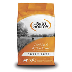 NutriSource Grain Free Lamb Meal 4 lb (1.81 kg) | Alimento para Perros Sin Granos Sabor Cordero