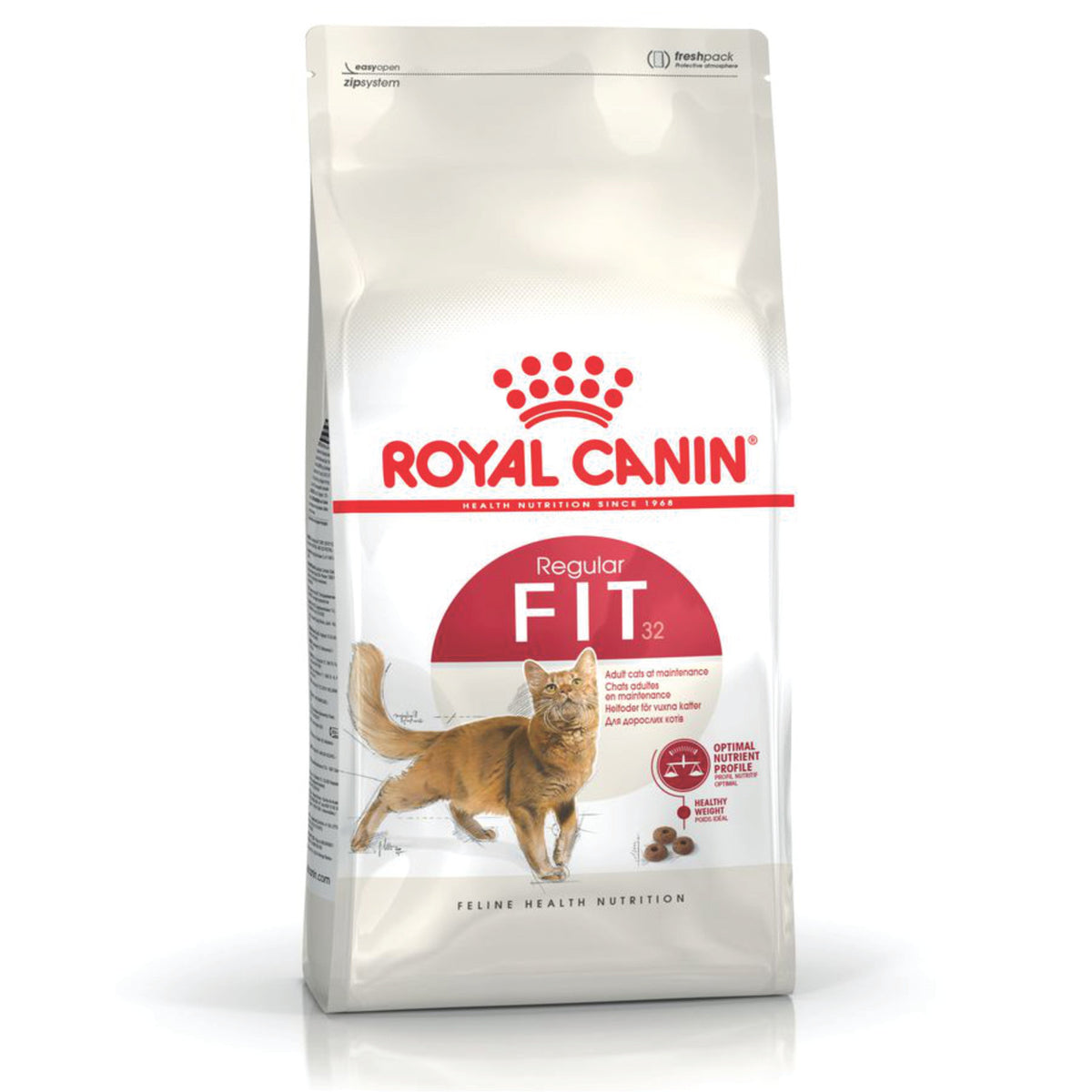 Royal Canin Feline Fit 4 kg (8.8 lb) | Alimento para Gatos Adultos Activos