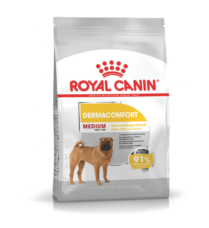 Royal Canin Medium Dermacomfort 3 kg (6.6 lb) | Alimento para Piel Sensible en Raza Mediana