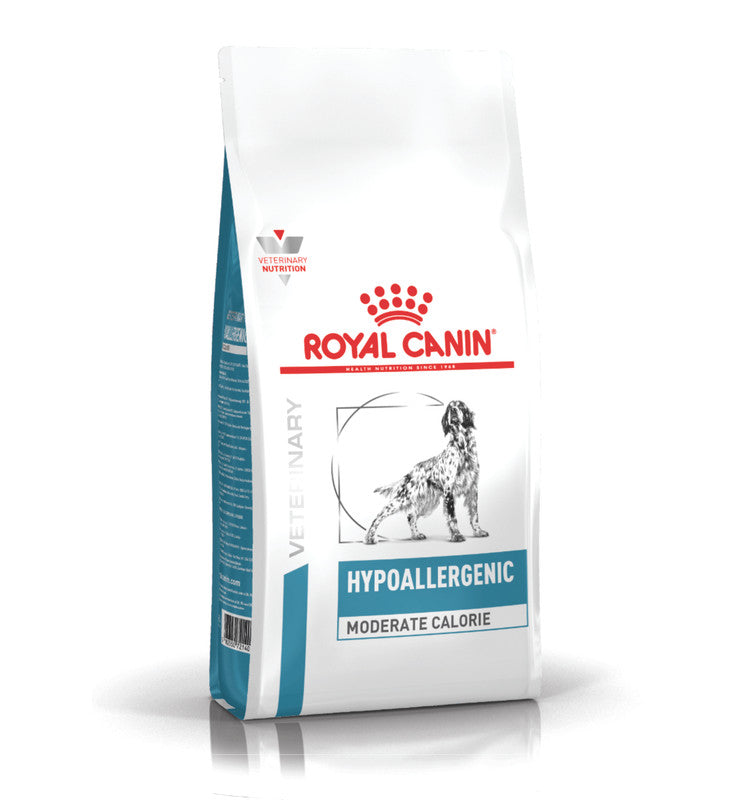 Royal Canin Hypoallergenic Moderate Calorie 7 kg (15.4 lb) | Alimento Veterinario Hipoalergénico Calorías Moderadas