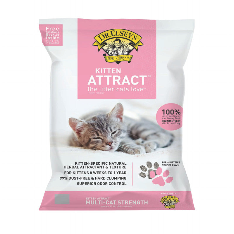 Dr. Elsey's Kitten Attract Litter 20 lb (9.07 kg) | Arena Atractiva para Gatitos