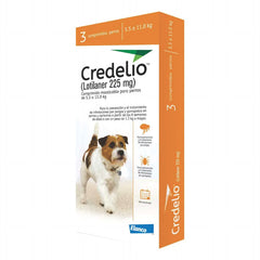 Credelio Tabletas 225 mg (5.5-11 kg / 12-24 lb) | Antipulgas para Perros