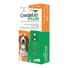 Credelio Plus 225 mg (5.5-11 kg / 12-24 lb) | Antipulgas para Perros