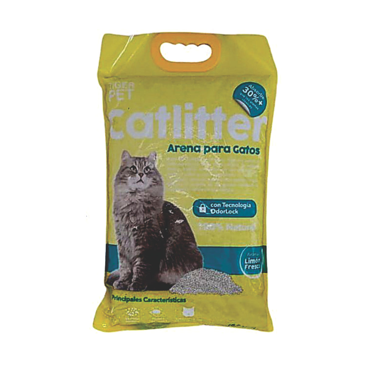 Tiger Pet Arena para Gatos Limón 9 lb (4 kg) | Arena para Gatos