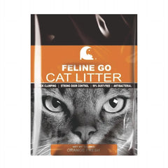 Feline Go Arena Naranja 9 lb (4 kg) | Arena para Gatos