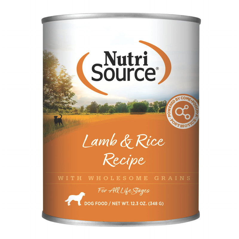 NutriSource Lamb & Rice 13 oz (369 g) | Alimento Húmedo para Perros Cordero y Arroz