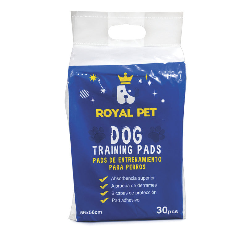 Royal Pet Training Pads con Adhesivo 22 x 22" 30 u. | Pads de Entrenamiento para Mascotas con Adhesivo