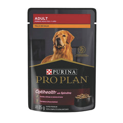 Purina Pro Plan Adult Optihealth Chicken 85 g | Alimento Húmedo para Perros Adultos
