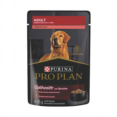 Purina Pro Plan Adult Optihealth Beef 85 g | Alimento Húmedo Perros Adultos Carne