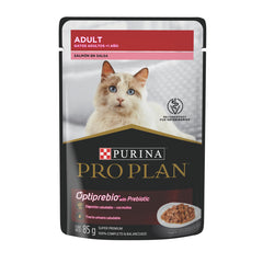 Purina Pro Plan Cat Optiprebio Salmon 85 g (3 oz) | Alimento Húmedo para Gatos con Salmón