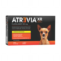 Atrevia XR Mini 125 mg (2-4.5 kg / 4.4-10 lb) 1 Tab. | Antiparasitario para Perros