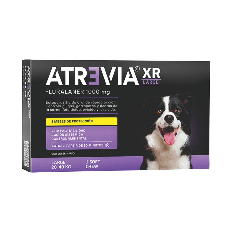 Atrevia XR Large (20-40 kg / 40-80 lb) 1 Tab. | Antiparasitario para Perros