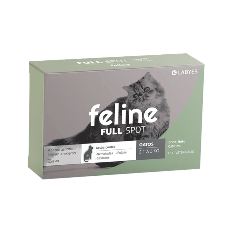 Labyes Feline Fullspot (2-5 kg / 4.4-11 lb) | Antipulgas para Gatos