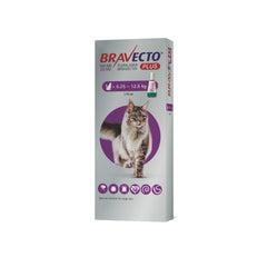 Bravecto Plus Gatos 500 mg (6.25-12.5 kg / 13.7-27.5 lb) | Antiparasitario para Gatos