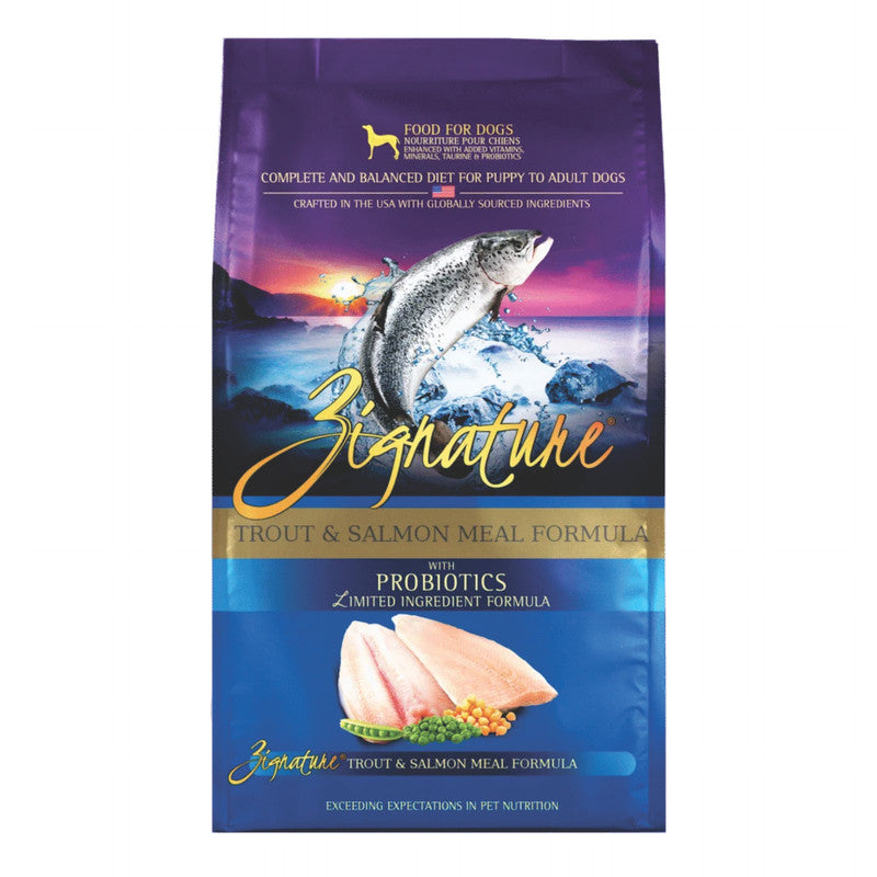 Zignature Trout & Salmon 1.8 kg (4 lb) | Alimento para Perros Sabor Trucha y Salmón