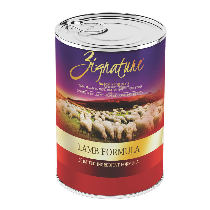 Zignature Lamb 368 g (13 oz) | Alimento Húmedo para Perros Sabor Cordero