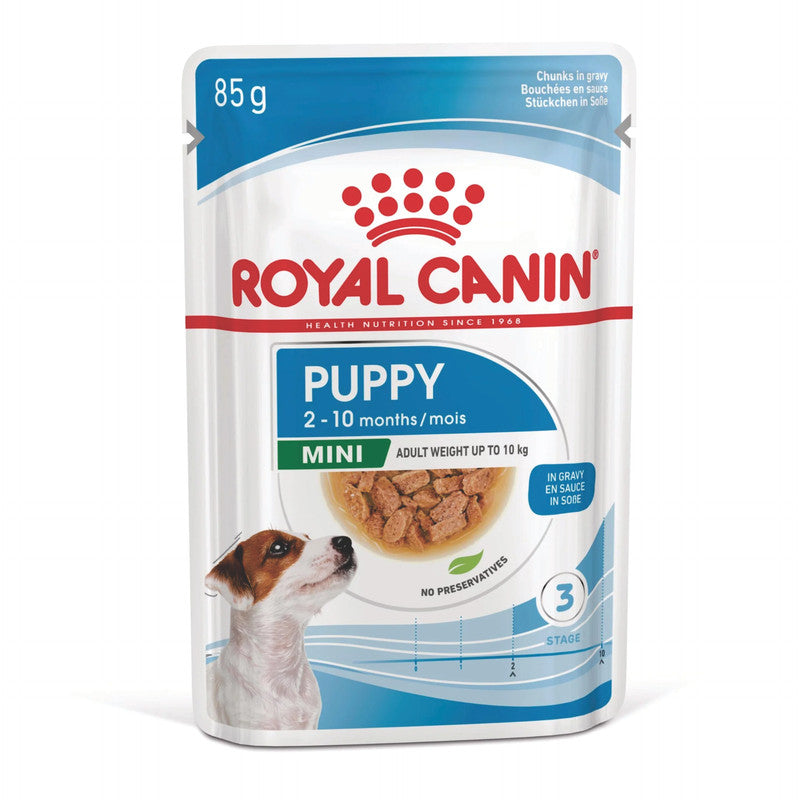 Royal Canin Mini Puppy 85 g (3 oz) | Alimento Húmedo para Cachorros de Razas Pequeñas