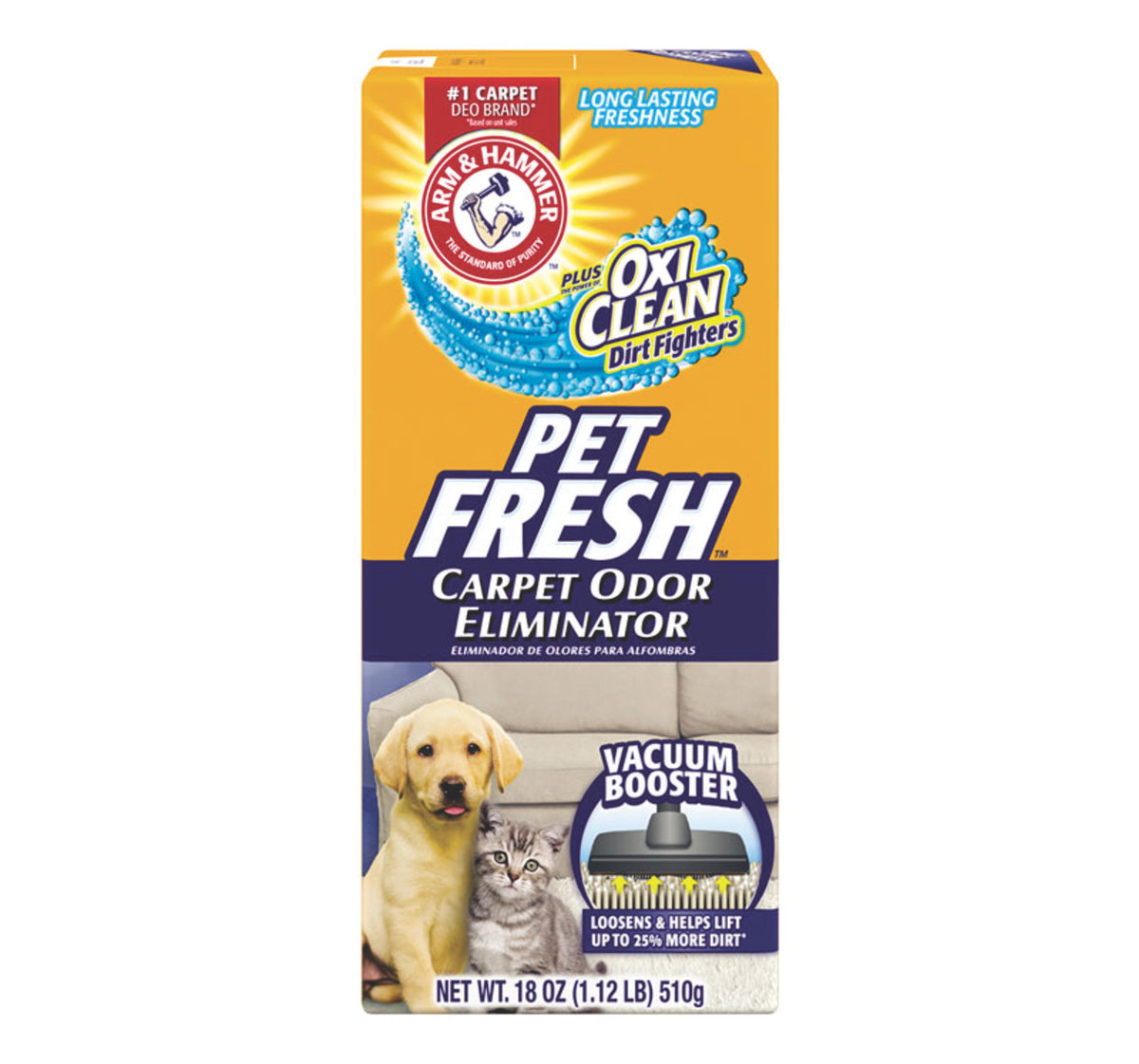 Arm & Hammer Pet Stain & Odor Eliminator Powder 16.3 oz | Removedor de Olores y Manchas en Polvo
