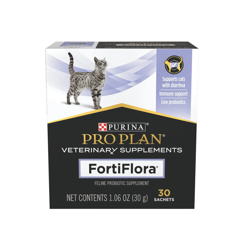 Purina Pro Plan Veterinary Diets FortiFlora Cat Sobre 30 ud. 1 g | Suplemento Probiótico para Perros en Sobre