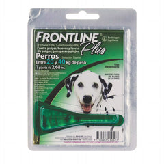 Frontline Plus Perros (20-40 kg / 44-88 lb) | Antipulgas y Garrapatas Spot-On