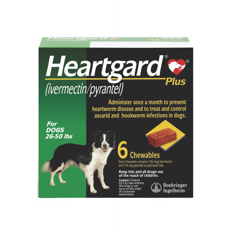 Heartgard (12-22 kg / 26-49 lb) | Prevención del Gusano del Corazón